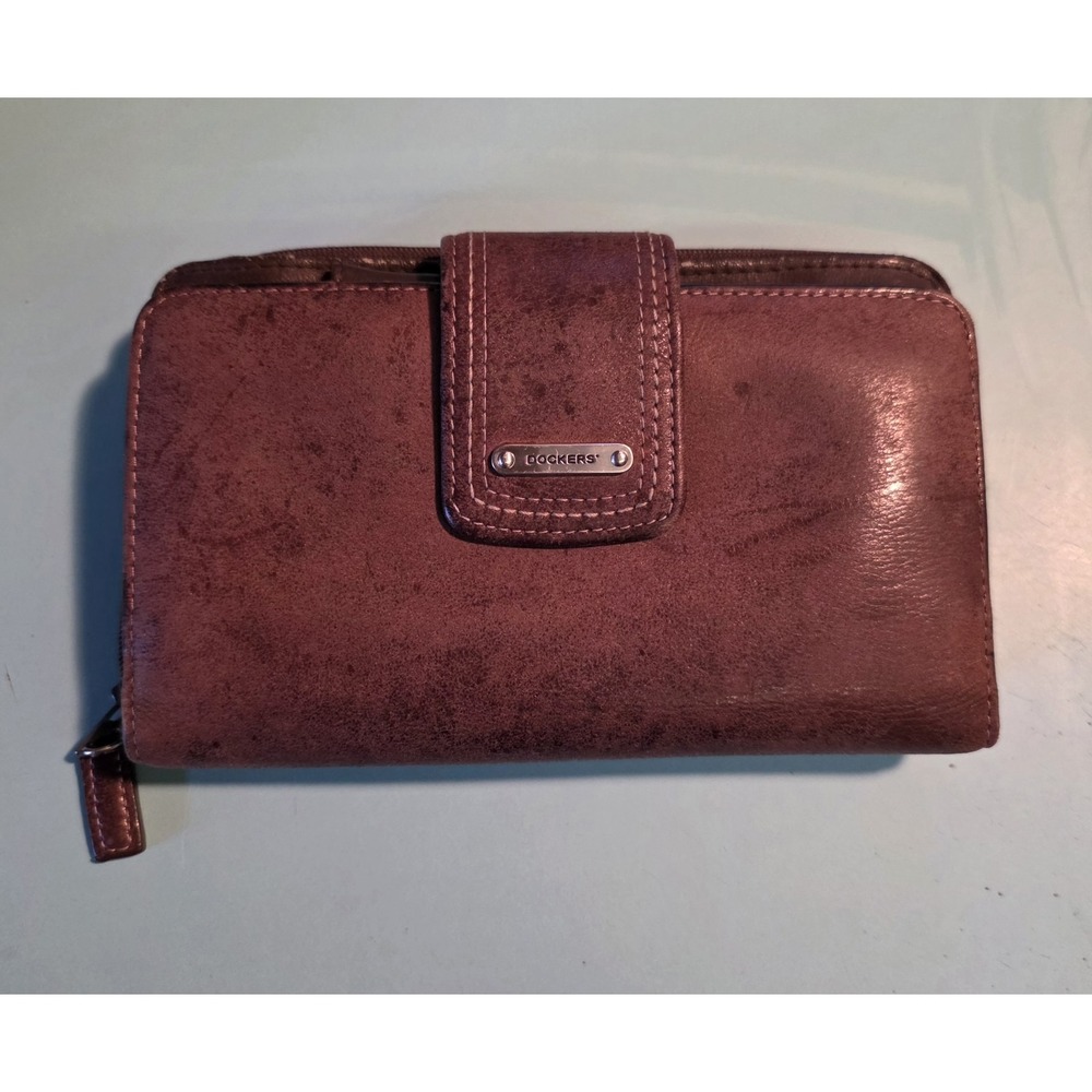 DOCKERS – Sofitel Genuine Leather Wallet 7 inches –Checkbook Pocketbook
